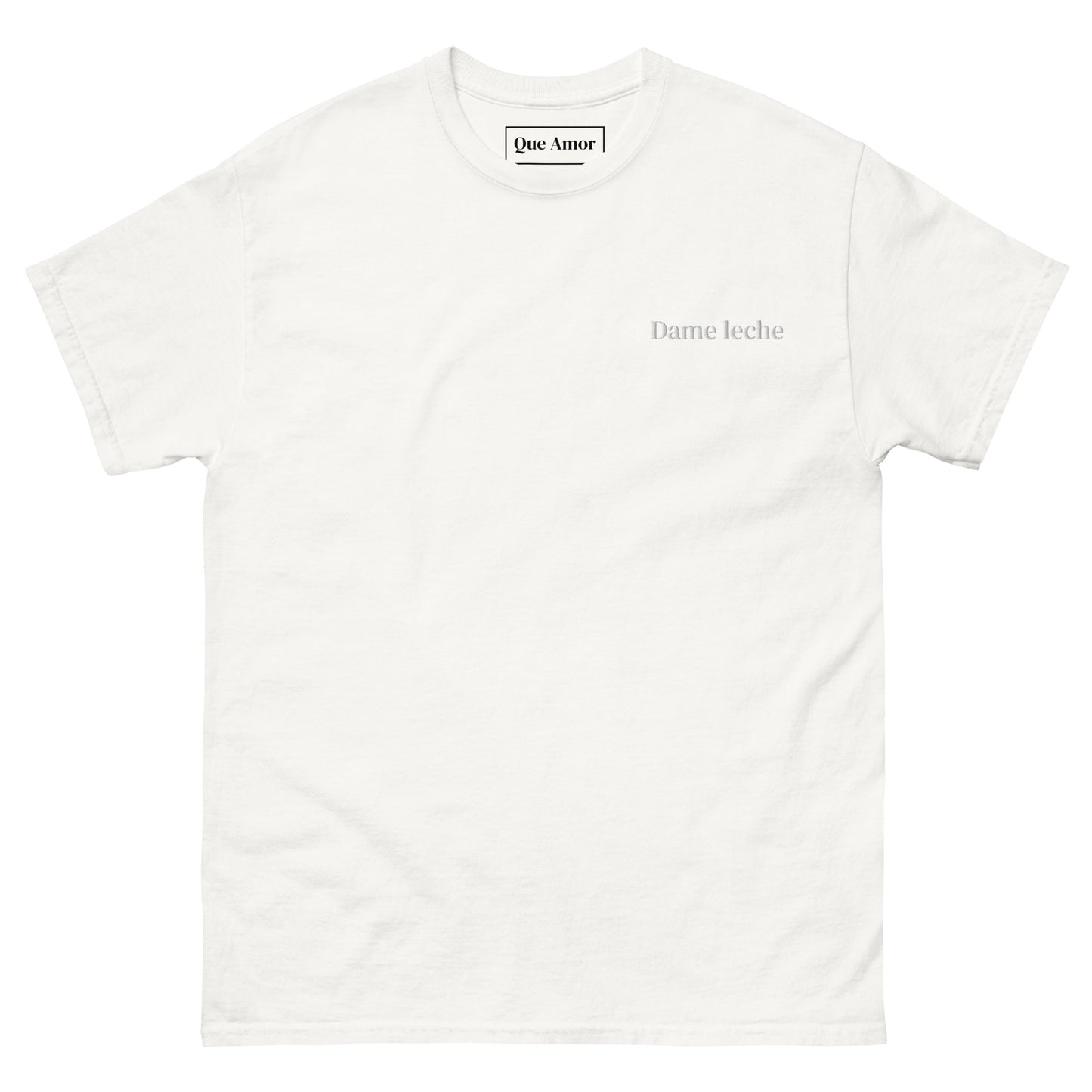 'Dame leche' - Men's classic tee | Que Amor